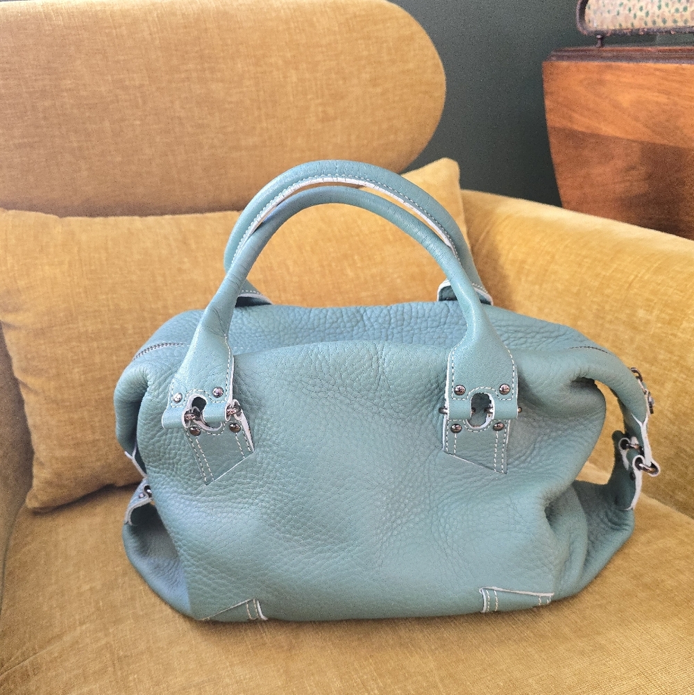 Cole Haan Teal Satchel Bag